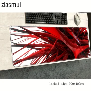 Rezumat Roșu Vitesse mouse pad 900x400mm 3d pad mouse-ul notbook calculator mousepad anime jocuri padmouse gamer mouse tastatura mats