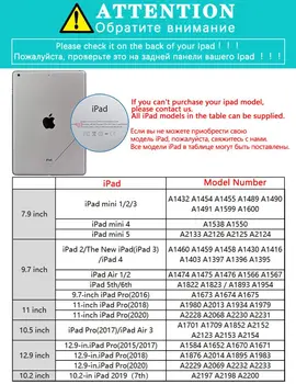 Silicon moale Înapoi Cazuri Urs Drăguț iPad Caz Pentru iPad Pro 11 2020 Funda husa de Protectie iPad a 7-a Generație Caz de Aer 1 2 Coque