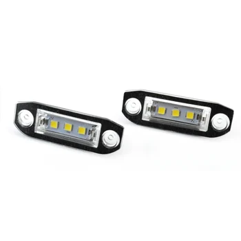 Noi 2 buc LED-uri de Lumină de inmatriculare pentru Volvo S80 XC90 V60 S40 S60, XC60 C70 V50 V70 XC70 Dropshiping