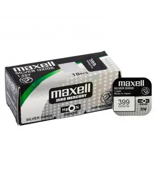 Pilas de boton Maxell bateria originală Oxido de Plata SR927W 1.55 V blister 2X Uds