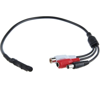 Mini Microfon Sensibil Mare Pickup Audio Microfon Cu Putere Pentru Camera IP, CCTV, DVR Sistem de Sunet Monitor Pre-amp Microfon Dispozitiv