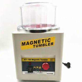 Electric Magnetic Mașină de șlefuit Curățare, Lustruire KT-185 Magnetic de Debavurat Mașină de Instrument de Echipamente, Bijuterii Goldsmith 220V