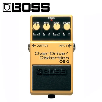 Boss OS-2 Audio Overdrive și Efecte de Distorsiune Pedala pentru Chitara si Bass Pachet cu Ponturi, Lustruire Pânză și Siruri de caractere Bobinator